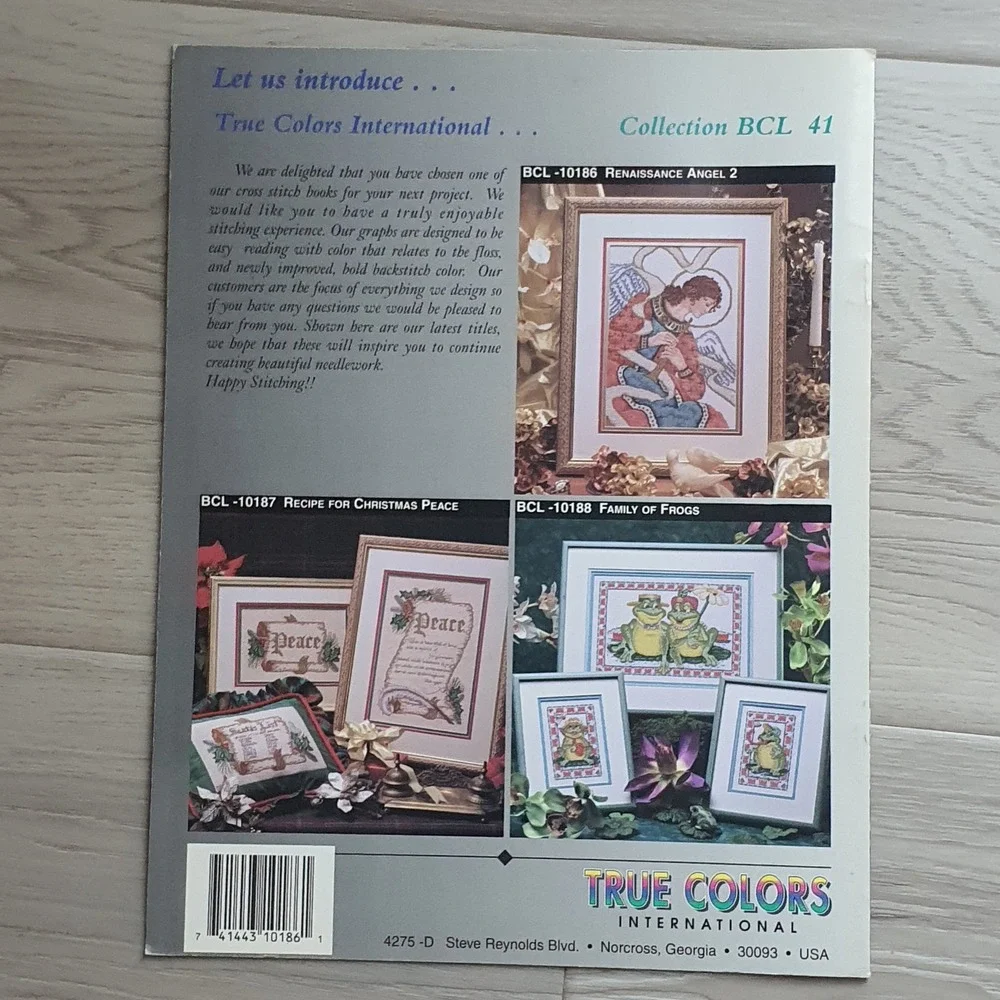 True‎ Colors Renaissance Angel 2 Cross Stitch Pattern Michele Johnson BCL-10186